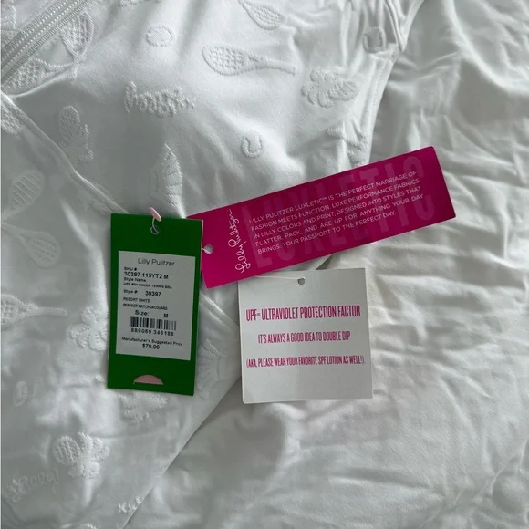 Lilly Pulitzer Luxletic UPF 50 Tennis Set - Kaila tennis bra - perfect match M - Picture 9 of 9
